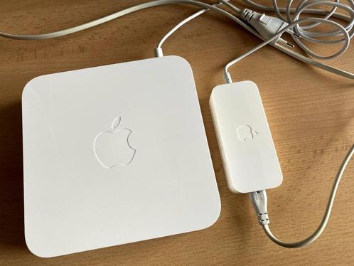 Apple AirPort Extreme (4e generatie) – Stabiele Wi-Fi router, Computers en Software, Routers en Modems, Zo goed als nieuw, Ophalen of Verzenden