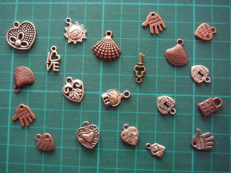 20 metalen charms -1, Ophalen of Verzenden, Nieuw, Overige thema's, Overige typen