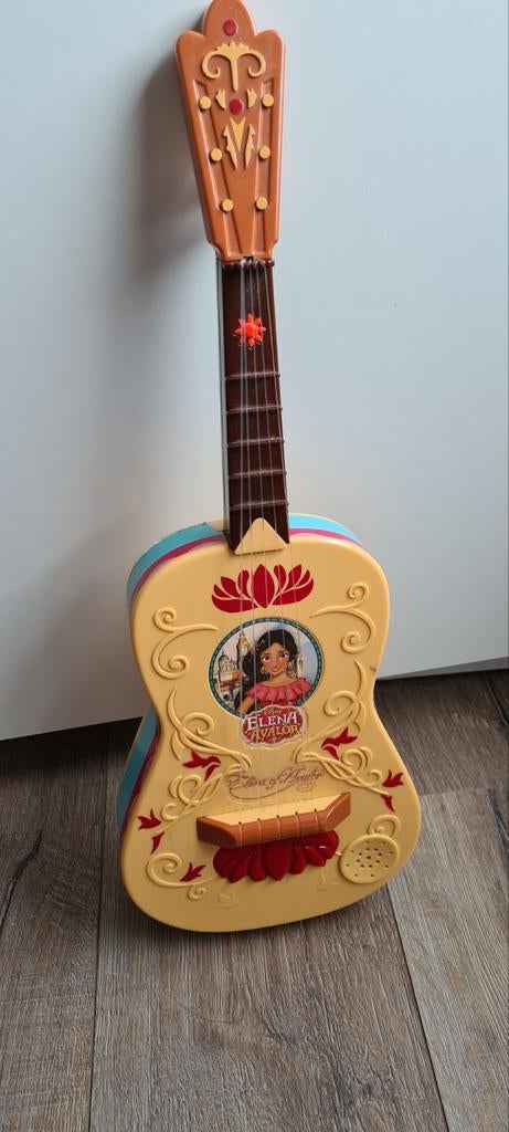 Elena van Avalor gitaar, Ophalen of Verzenden, Gebruikt, Jongen of Meisje