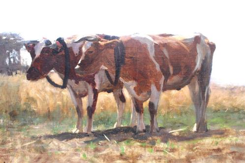 HJ van der Weele - 1852-1930, Antiek en Kunst, Kunst | Schilderijen | Klassiek, Ophalen