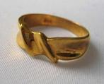 Zwaar vergulde moderne zilver 925 pinkring (6798-1860), Sieraden, Tassen en Uiterlijk, Ringen, Ophalen, Nieuw, Kleiner dan 17