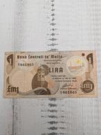 Malta 1 Lira 1967 Bankbiljet, Postzegels en Munten, Bankbiljetten | Europa | Niet-Eurobiljetten, Ophalen of Verzenden, Overige landen