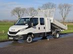 IVECO DAILY 35C16 dub.cab kipper 3.0lt, Auto's, Gebruikt, Euro 6, 160 pk, Wit