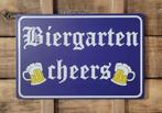 Biergarten Cheers bier reclamebord van metaal wandbord deco, Info@deconoord.nl, Deco Noord, Nieuw, Ophalen of Verzenden