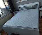 Mooi tweepersoonsbed (160x200) IDANÄS van Ikea., Huis en Inrichting, Ophalen, Wit, Tweepersoons, Zo goed als nieuw