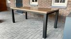 Te koop mooie industriële eettafel, Huis en Inrichting, Tafels | Eettafels, Ophalen, 50 tot 100 cm, Zo goed als nieuw, Vijf personen of meer