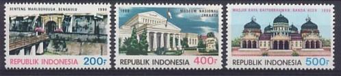 Indonesie Zonnebloem nr 1412/4 postfris 1990, Postzegels en Munten, Postzegels | Azië, Postfris, Zuidoost-Azië, Ophalen of Verzenden
