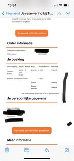 2x ticket de toppers Ahoy 20-12-2025, Tickets en Kaartjes, Twee personen, Mei