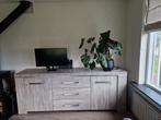 Groot dressoir, houtlook, greywash, Ophalen, Zo goed als nieuw, 200 cm of meer, 25 tot 50 cm