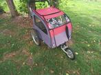 Hondenfietskar, Fietsen en Brommers, Fietsaccessoires | Aanhangers en Karren, Gebruikt, Opvouwbaar, Hondenkar, 40 tot 60 kg