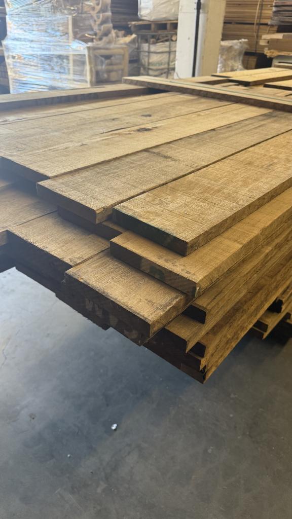 Frake thermisch gemodificeerd, Doe-het-zelf en Verbouw, Hout en Planken, Nieuw, Plank, Overige houtsoorten, 250 tot 300 cm, 25 tot 50 mm