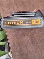 2 Black & Decker 18V Accu's - Voor Veel Apparaten!, Ophalen of Verzenden, Gebruikt