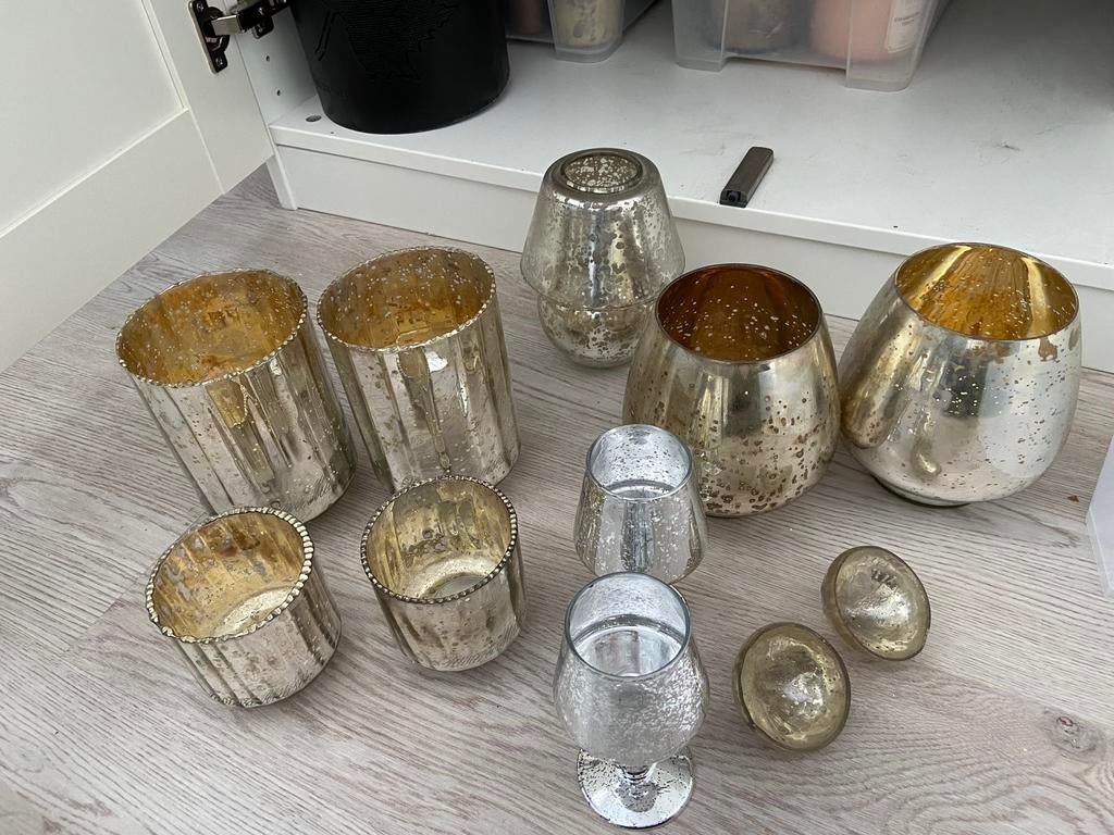 Riviera Maison armeluis zilver, Ophalen, Zo goed als nieuw, Overige materialen, Minder dan 25 cm