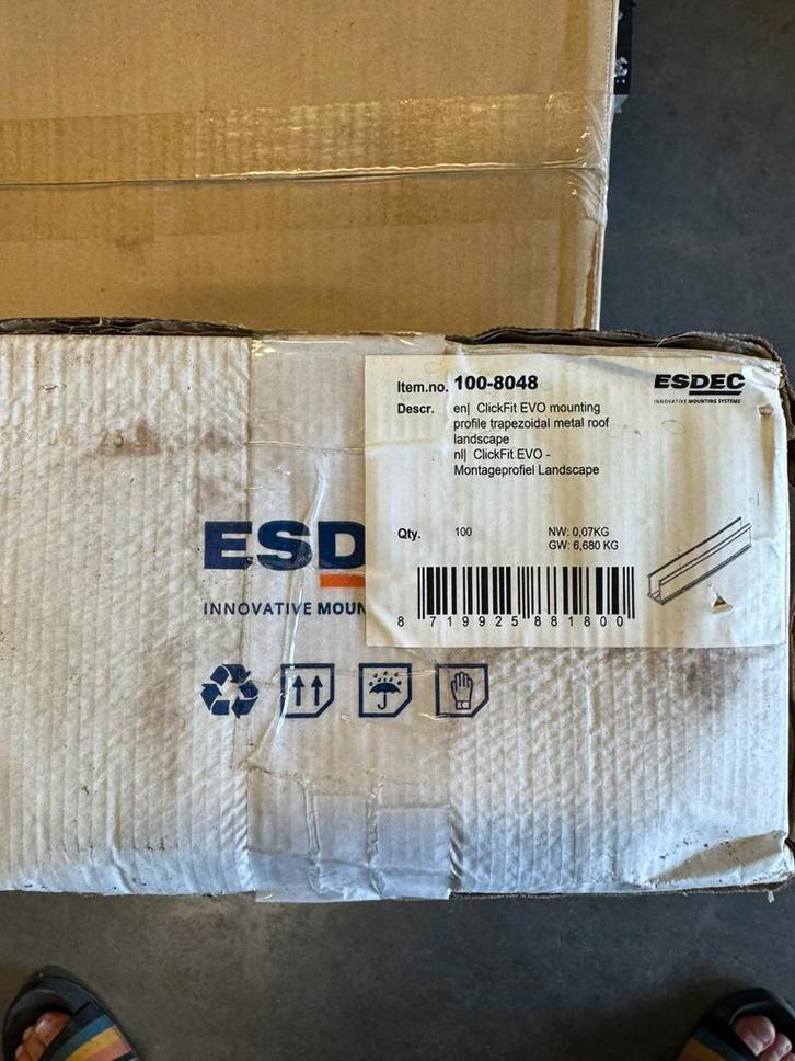 Esdec clickfit evo montage profiel landscaps, Doe-het-zelf en Verbouw, IJzerwaren en Bevestigingsmiddelen, Nieuw, Overige typen