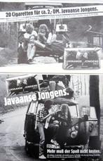 14 vintage reclames Niemeyer Javaanse Jongens shag 1979-85, Verzenden, Gebruikt, Sigarenbandjes