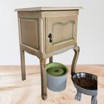 Mooi kastje/ bijzettafeltje 35d x 44b x 67h, Ophalen, Zo goed als nieuw, Rond, Minder dan 55 cm