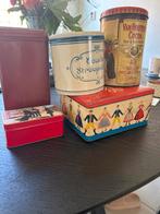 Vintage Blikken Collectie - Van Houten, Stroopwafels, Meer C, Ophalen of Verzenden