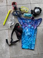 Duikset met Brillen, Snorkel en Zeemeerminstaart, Ophalen of Verzenden, Gebruikt