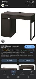 Mickeys bureau zwart., Huis en Inrichting, Bureaus, Ophalen of Verzenden, Gebruikt