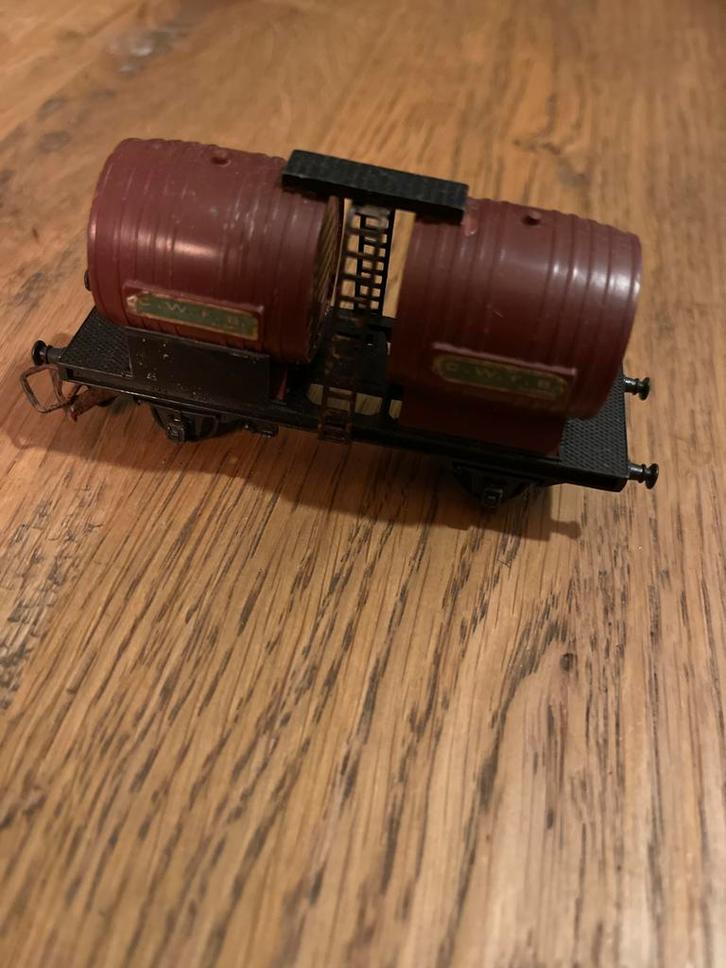 Wijnwagon Bi-Foudres Model, Hobby en Vrije tijd, Modeltreinen | H0, Gebruikt, Wagon, Overige merken, Analoog, Ophalen of Verzenden