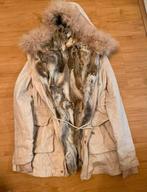 Konijnenbont gevoerd Parka met Poolvos bontkraag bont jas, Kleding | Dames, Jassen | Winter, Verzenden, Zo goed als nieuw