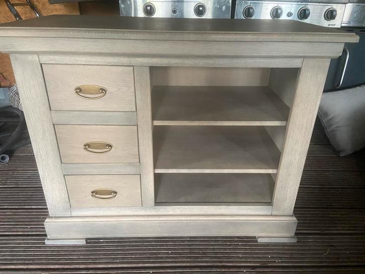 Grijze TV Kast - 100x50x80 cm, Huis en Inrichting, Kasten | Televisiemeubels, Gebruikt, Minder dan 100 cm, 50 tot 100 cm, 25 tot 50 cm