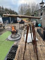 Telescoop / sterrenkijker koper en hout, Ophalen, Koper