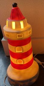 Vuurtoren Lamp (rood/wit), Ophalen, Gebruikt, Kunststof, Minder dan 50 cm