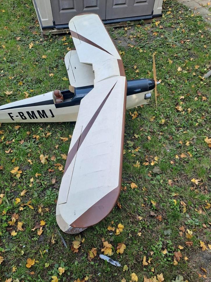 Stampe SV 4 met 22 cc tartan metahnol., Hobby en Vrije tijd, Modelbouw | Radiografisch | Vliegtuigen, Gebruikt, Nitro, Ophalen