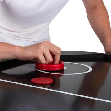 Grote 7" Airhockeytafel Compleet Met Alle Toebehoren.Grijs   beschikbaar voor biedingen