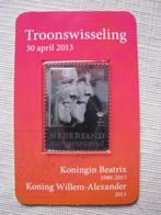 Zilveren Postzegel: Troonwisseling 2013, Postzegels en Munten, Postzegels | Nederland, Na 1940, Verzenden, Gestempeld