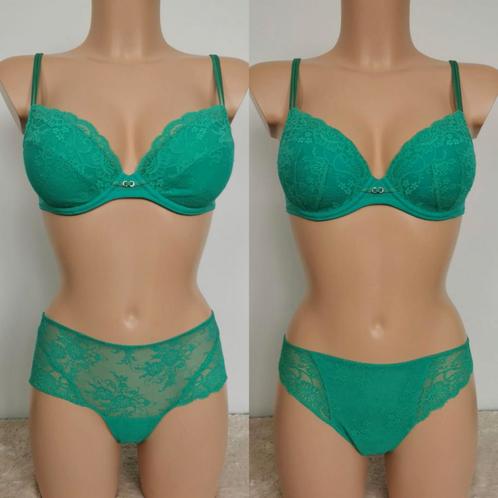 Nieuw marie jo melipha bh
Heartshape 75c 
Push up 75c, Kleding | Dames, Ondergoed en Lingerie, BH, Groen, Ophalen of Verzenden