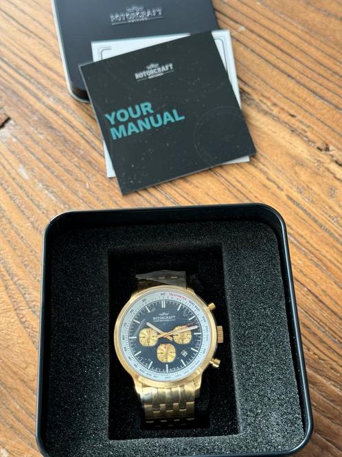 Rotorcraft Berlin - herenhorloge - RC3804, Sieraden, Tassen en Uiterlijk, Horloges | Heren, Nieuw, Overige merken, Staal, Ophalen