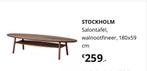 IKEA Stockholm Salontafel, Ophalen, 50 tot 100 cm, Zo goed als nieuw, 150 tot 200 cm