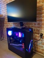 Game PC i7 9700K zonder gpu, incl. 27" 144hz, Ophalen, HDD, Met monitor, Zo goed als nieuw