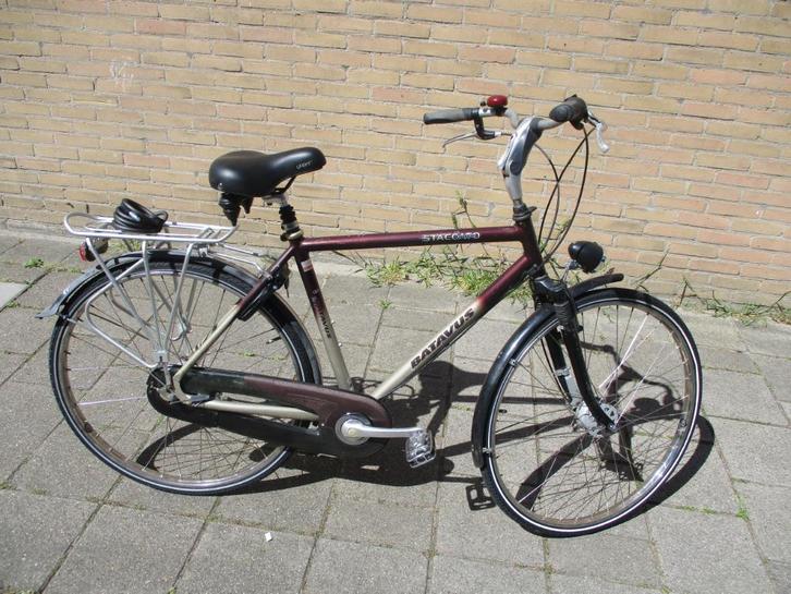 Batavus Lichtgewicht Herenfiets met Nieuwe Anti Lek Banden., Fietsen en Brommers, Fietsen | Heren | Herenfietsen, Gebruikt, Batavus