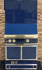 Luxe Fornuis La Cornue 80cm blauw Keramische Coupe de Feu, Witgoed en Apparatuur, Fornuizen, 60 cm of meer, Keramisch, 3 kookzones of minder