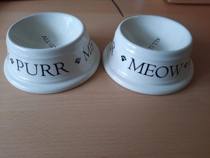 Etensbakjes kat, Dieren en Toebehoren, Katten-accessoires, Zo goed als nieuw, Ophalen of Verzenden