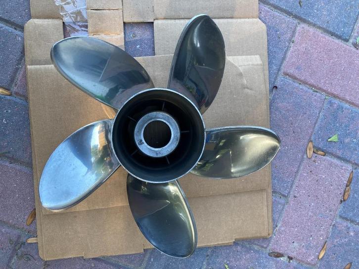5 blads RVS schroef propeller 70-140PK BBM, Watersport en Boten, Accessoires en Onderhoud, Zo goed als nieuw, Motor en Techniek