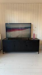 Zwarte tv meubel / industrieel / 150cm lang / Gigameubel, Huis en Inrichting, Ophalen, Gebruikt, 100 tot 150 cm, Metaal