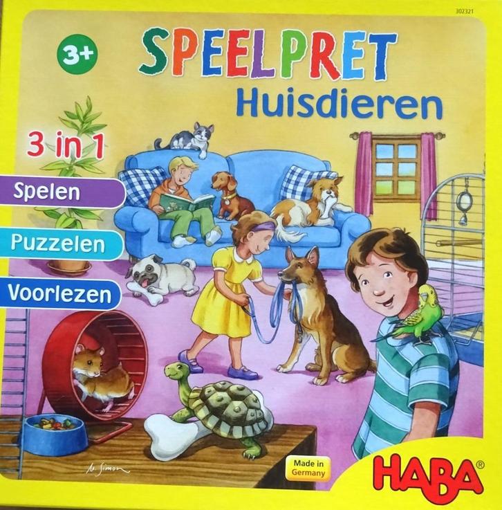 Haba Speelpret Huisdieren 3 in 1. Als nieuw (€49). Vanaf 3 j, Kinderen en Baby's, Speelgoed | Educatief en Creatief, Zo goed als nieuw