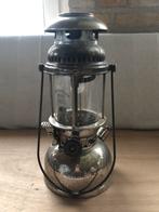 Antiek,Originele Stormlamp. Petroleum.Duits. Kompleet. 33 cm, Ophalen, Gebruikt