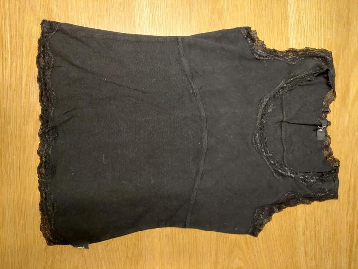 Top, hemd, singlet, didi S, Kleding | Dames, Tops, Gedragen, Maat 36 (S), Zwart, Zonder mouw, Ophalen of Verzenden