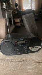 Sony DAB+ Radio/CD-speler - Zwart, Audio, Tv en Foto, Radio's, Ophalen of Verzenden, Zo goed als nieuw, Radio, Met cd-speler