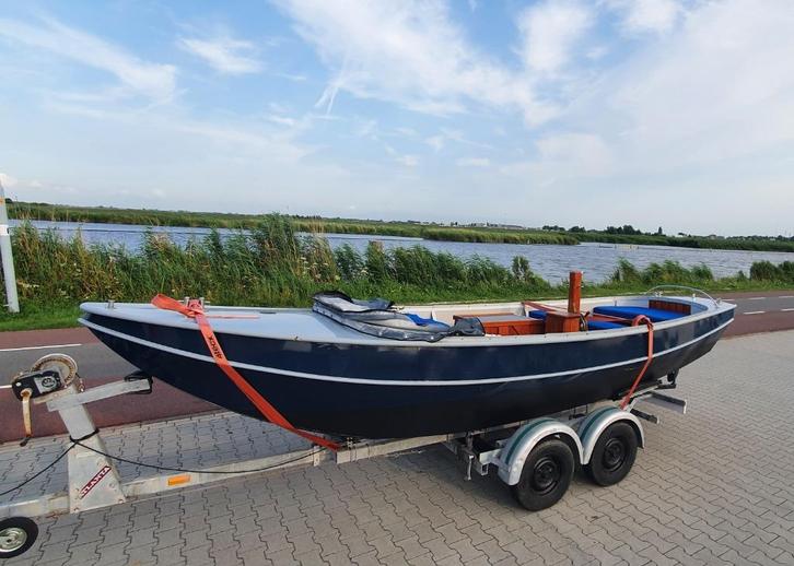 Stalen sloep 1cil diesel 5,60 inruil mogelijk, Watersport en Boten, Sloepen, Gebruikt, 10 tot 30 pk, 6 meter of meer, Binnenboordmotor