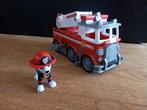 Paw Patrol Marshall met voertuig, Ophalen of Verzenden, Zo goed als nieuw