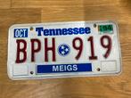 Usa kentekenplaat Amerikaanse nummerplaat uit Tennessee, Verzamelen, Ophalen, Zo goed als nieuw, Auto's