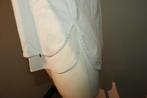 Marccain wit shirt blouse look onderkant rond lopend onderN3, Maat 38/40 (M), Verzenden, Wit, Zo goed als nieuw