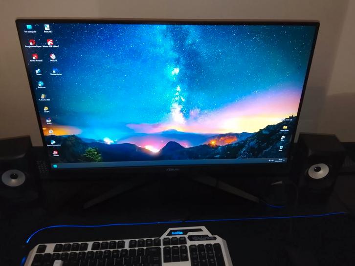 ASUS TUF Gaming VG328QA1A 32 Inch Full HD 170Hz VA Monitor, Computers en Software, Monitoren, Zo goed als nieuw, 151 t/m 200 Hz