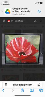 Super gaaf handgemaakt schilderij 63x54cm, Antiek en Kunst, Ophalen of Verzenden